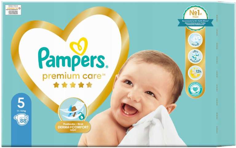 pampers size chart kg