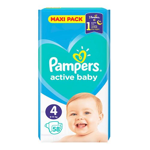 pampers pieluchy active baby 3 midi 5-9kg 103szt