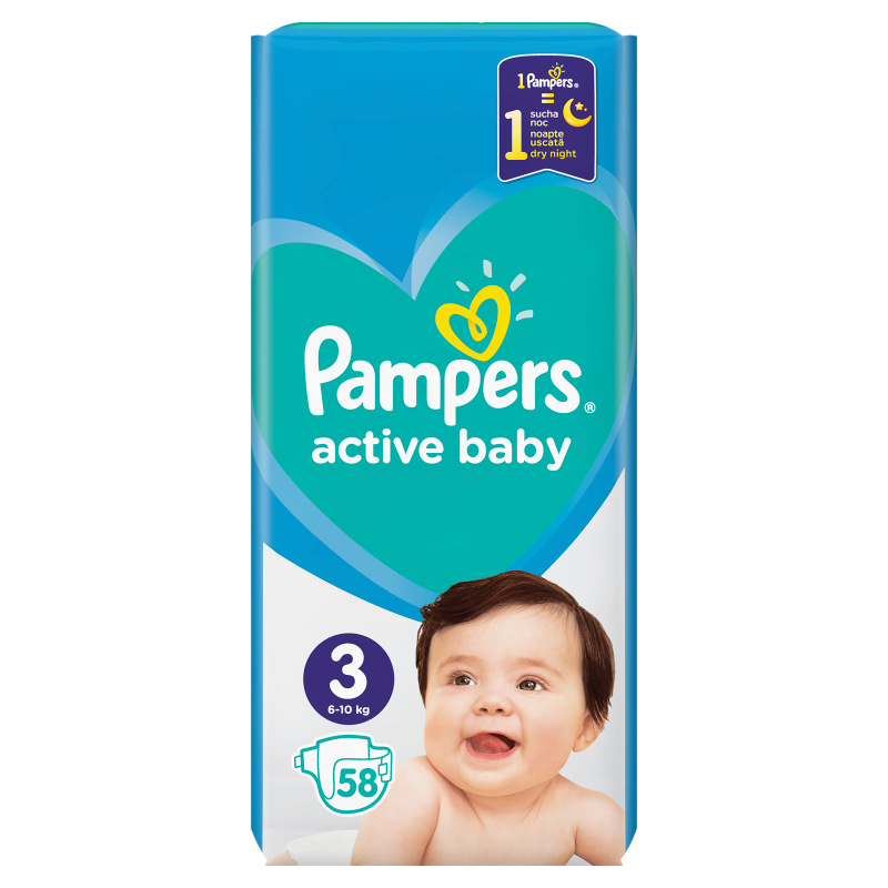 fresh clean pampers 4 x cena