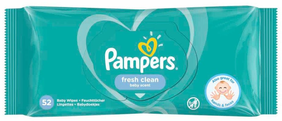 pampers sensitive chusteczki nawilżane sextet 6x56 szt