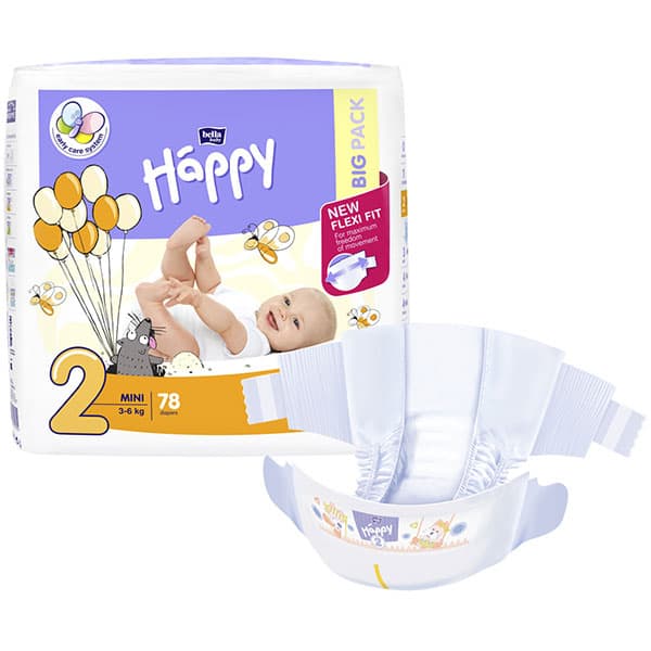 pampers new baby dry 76 szt