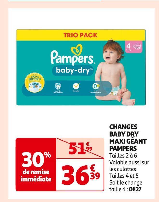 biedronka pampers pieluchomajtki 5