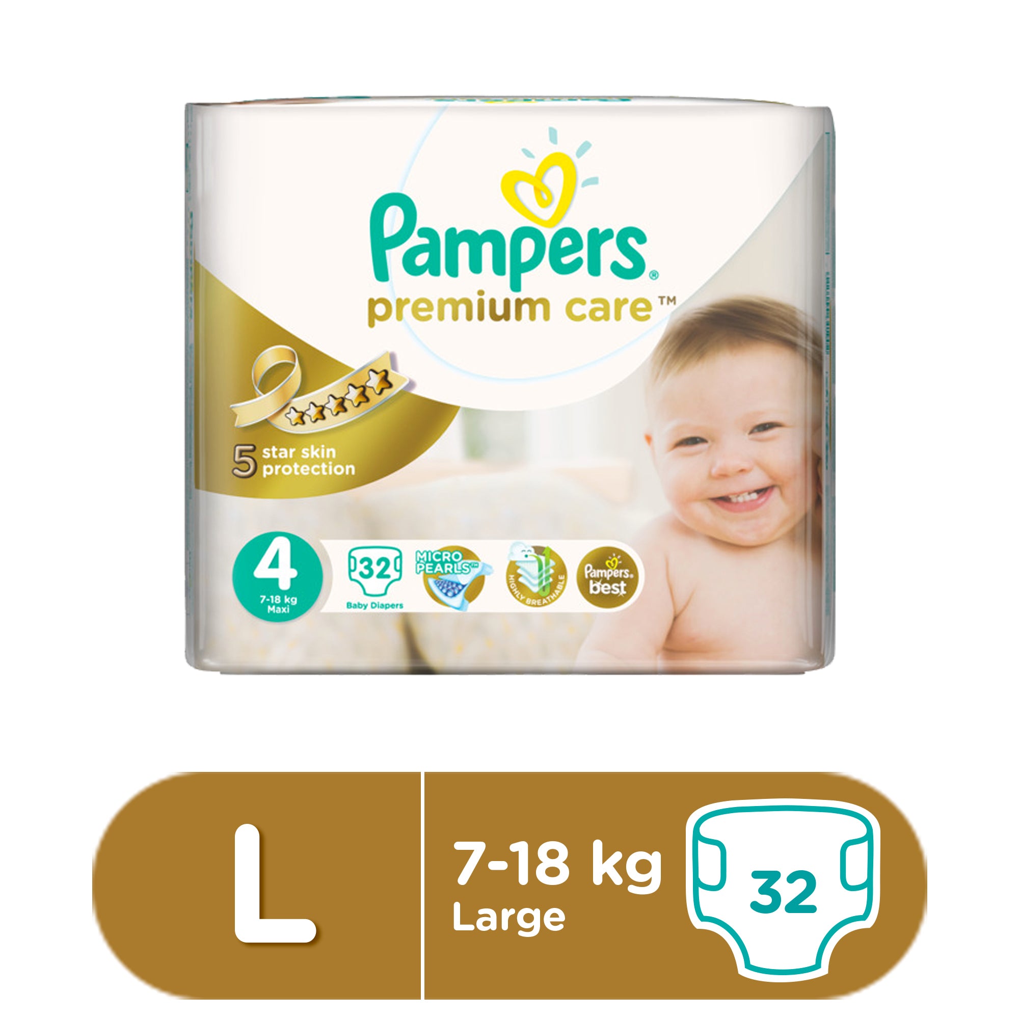 pampers premium care 1 newborn 22 szt 2-5kg