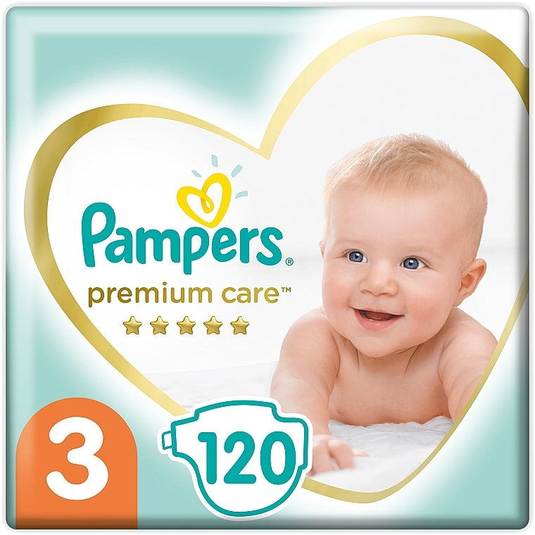 204 sztuk pampers 3