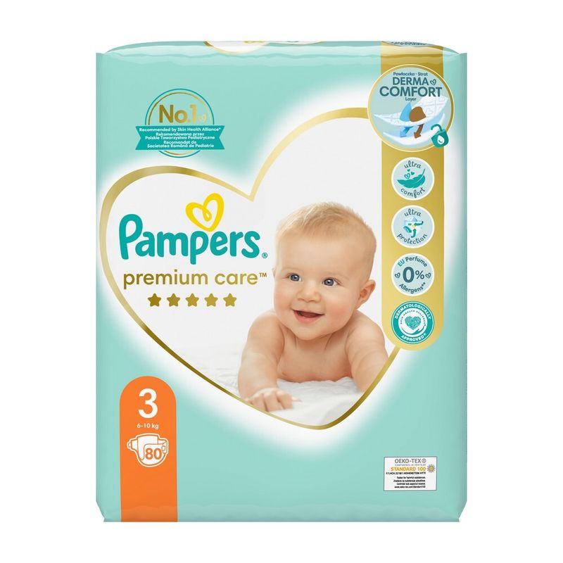 pieluchy pampers premium care 3 midi