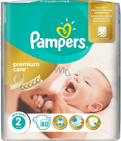 pieluchomajtki pampers premium care 168