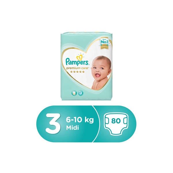 makro pieluchy pampers premium care