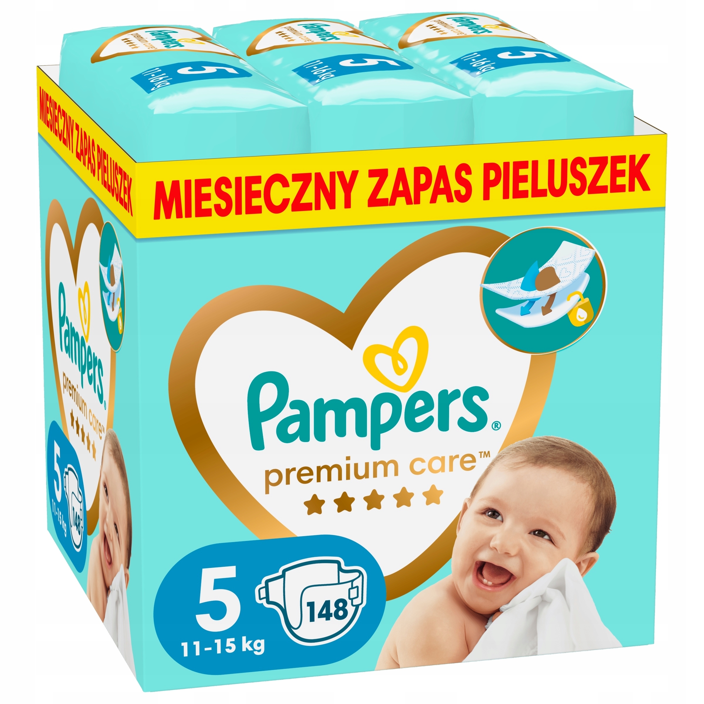 pieluszki pampers premium care pasek kiedy przemoczona pieluszka