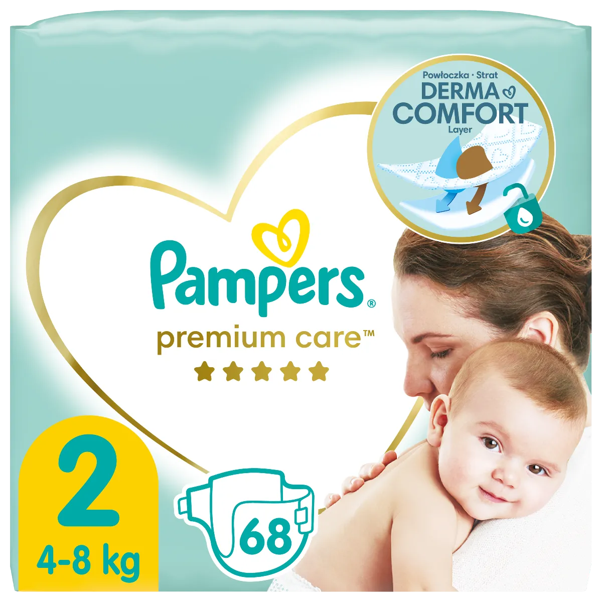 czym sie rozni pampers 1 od 2 o wadze 3-6