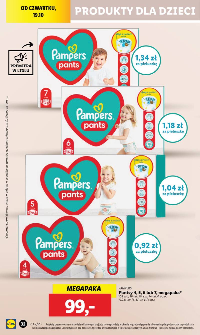 pieluchy pampers 2 rossmann