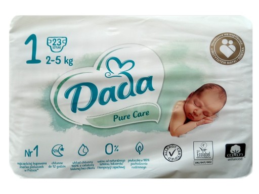 pampers new baby dry 1 newborn pieluchy 2-5 kg