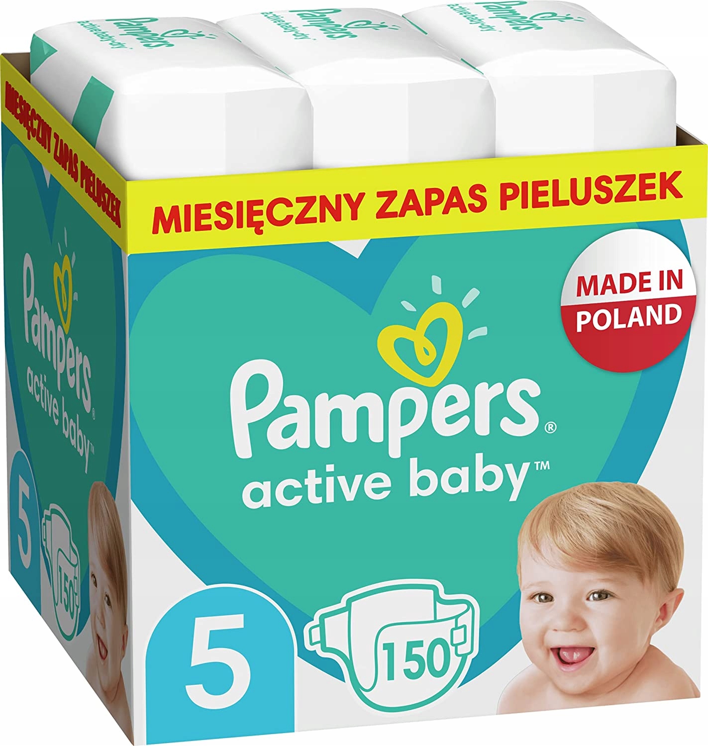 pieluchy pampers na cały miesiąc