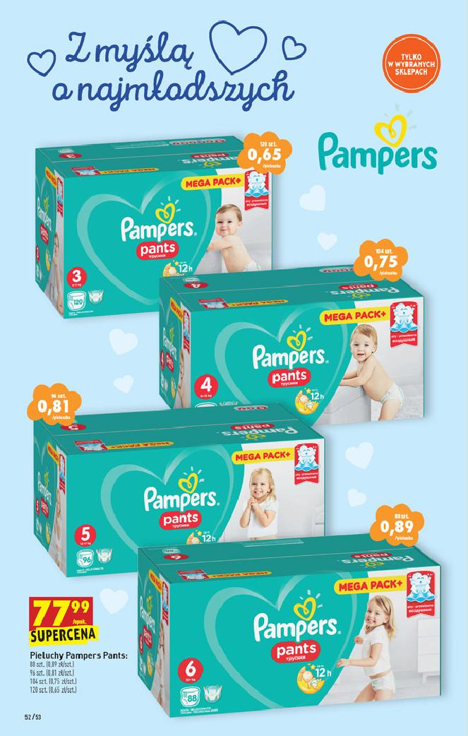 tesco pampers premium care 4 104 sztuki cena