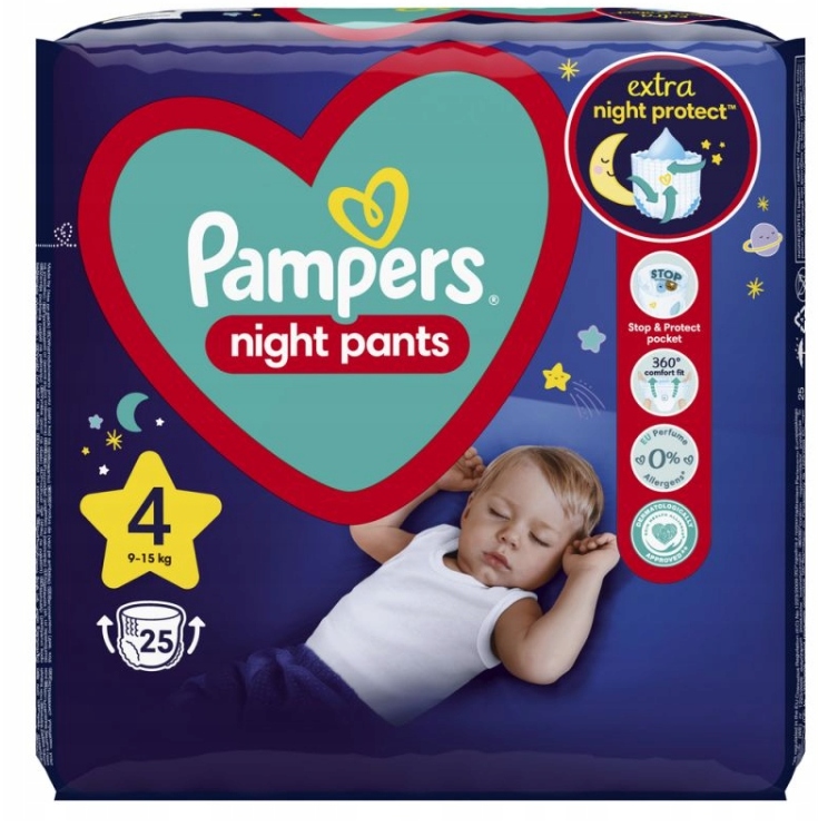 pampers 4+ active fit male paczki