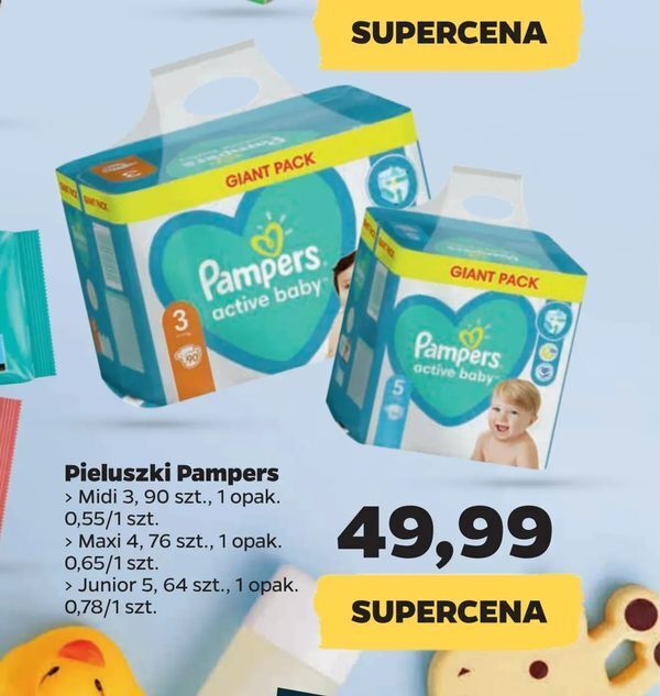 pieluchy pampers ubieranie