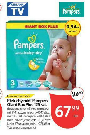 pampers active 4+ allegro