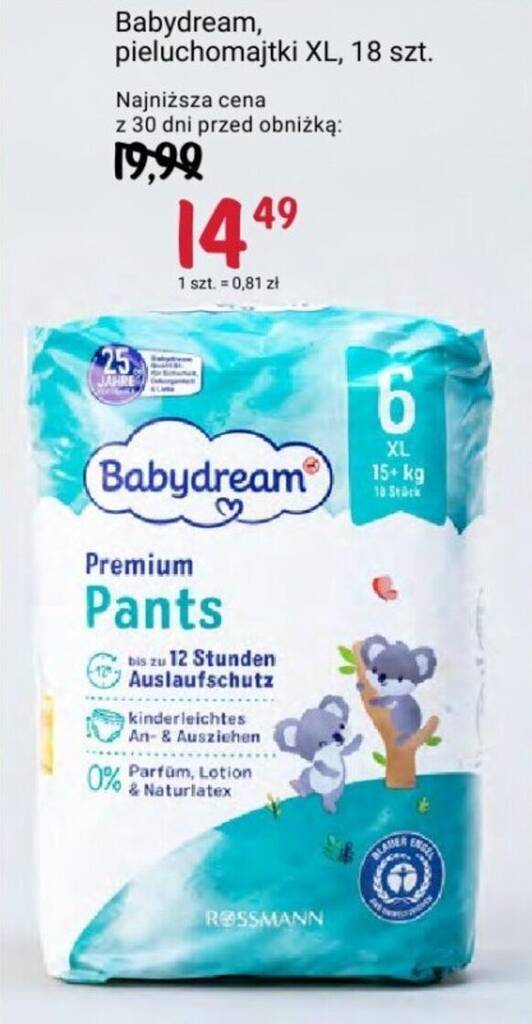 przewijanie pampers pants