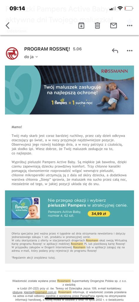 pampers sleep and play 6