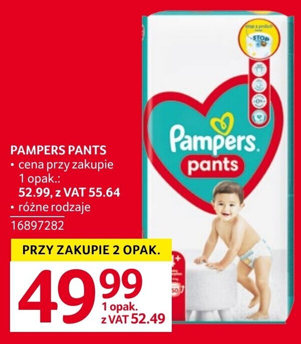 pieluchy pampers porównanie cen