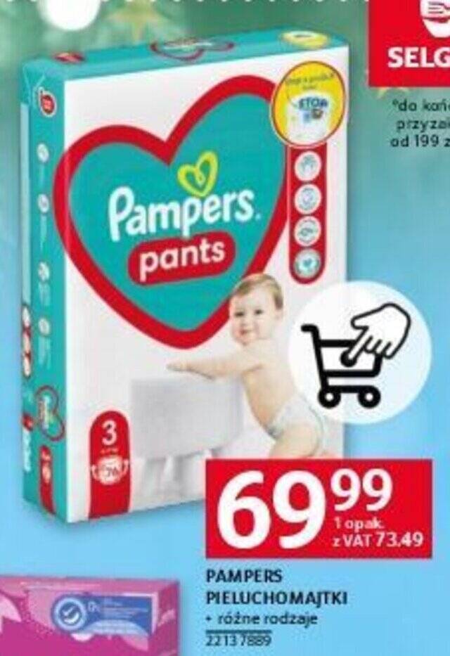 kaufland pieluchomajtki pampers